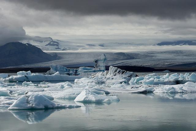 winter, season, glacier