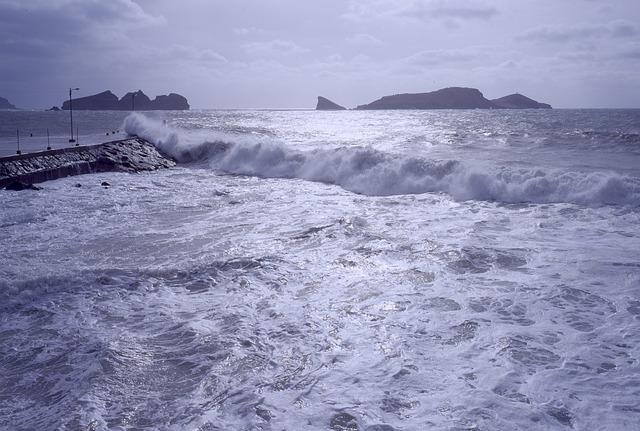 ocean, typhoon, storm