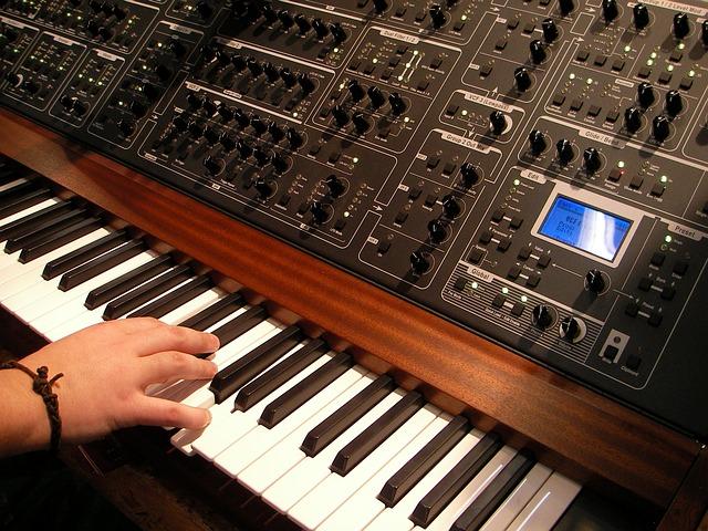 synthesizer, music, musical instrument