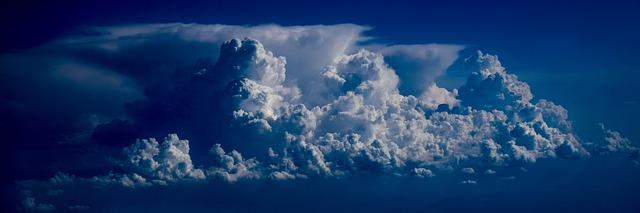 clouds, sky, nature