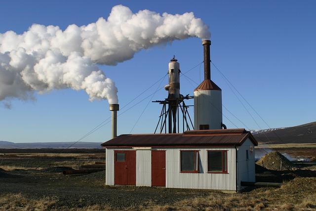 iceland, power plant, geothermal energy