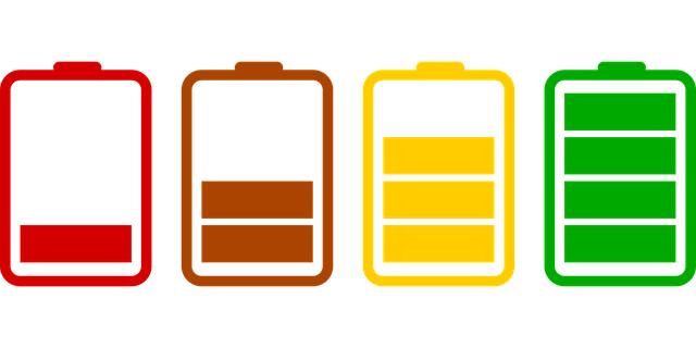 batteries, landing, icons