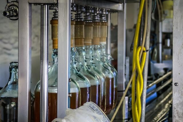 cider, bottling plant, production line