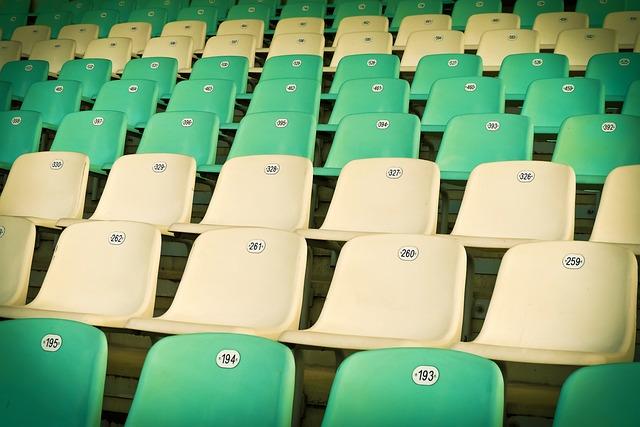 stadium, seats, chairs