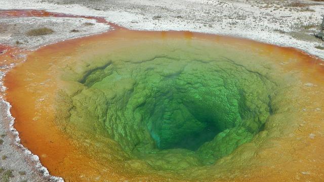 yellowstone, national park, pool