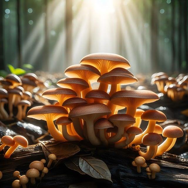 ai generated, mushrooms, fungi