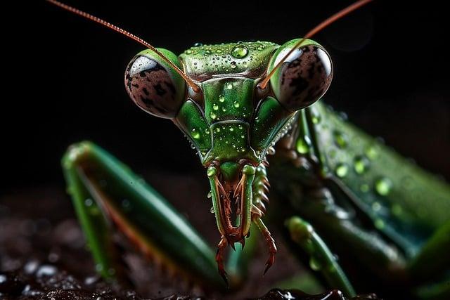 Flower-Faced Praying Mantis