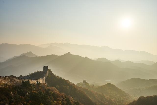 mountain, sunset, landscape