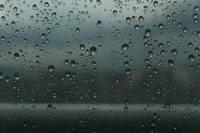 glass, window, rain