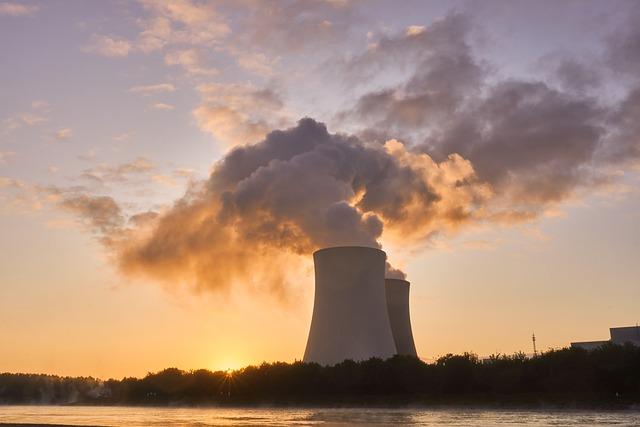 nuclear power plant, rhine, flow