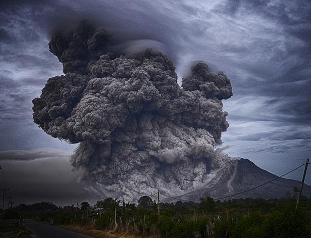 ashes, volcano, eruption