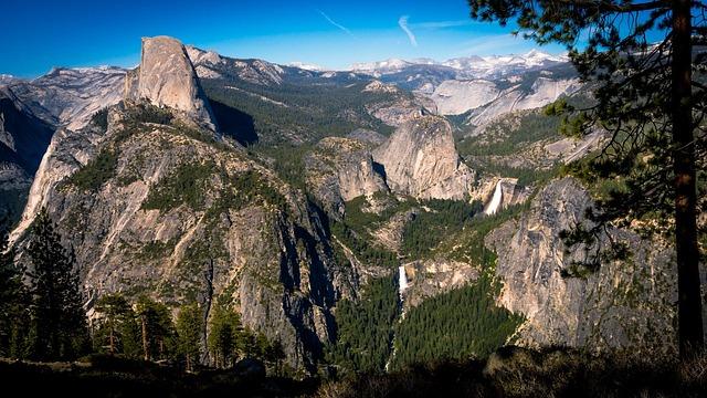 cold, forest, glacier point, high, mountain, nature, mountains, sierra mountains, sierra nevada, view